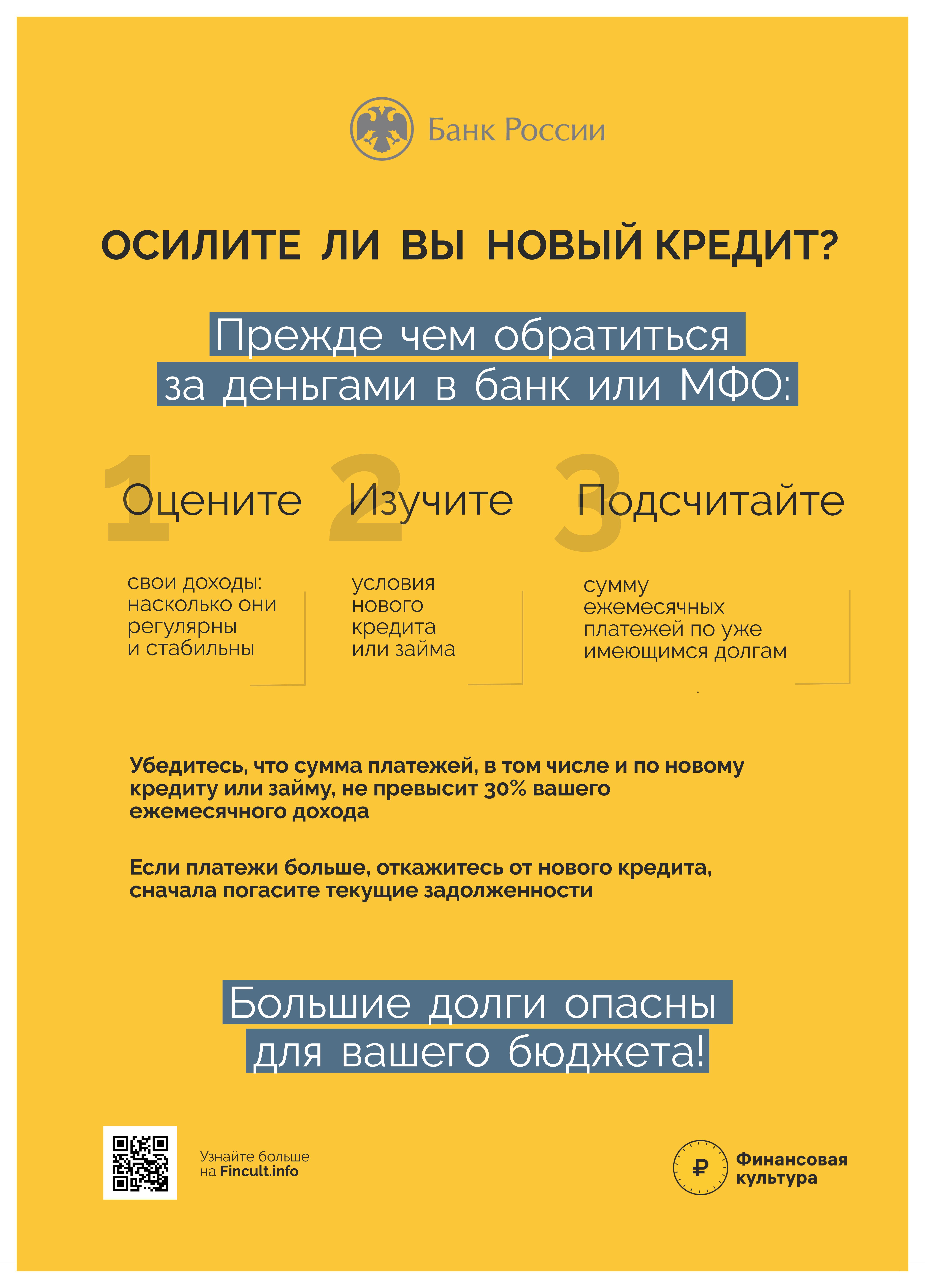 Осилите ли вы новый кредит?.
